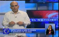 Sepultaron a niña plagiada y asesinada en Salinas
