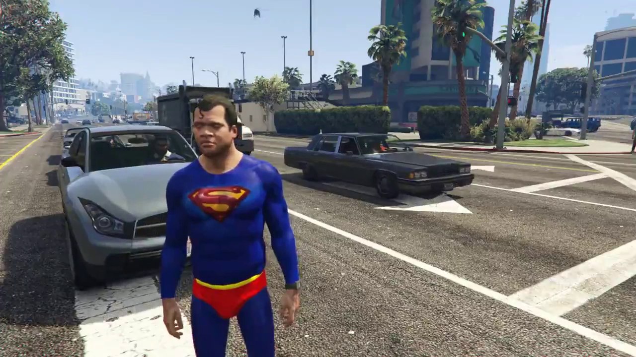 Superman in GTA 5 (PC Mod)