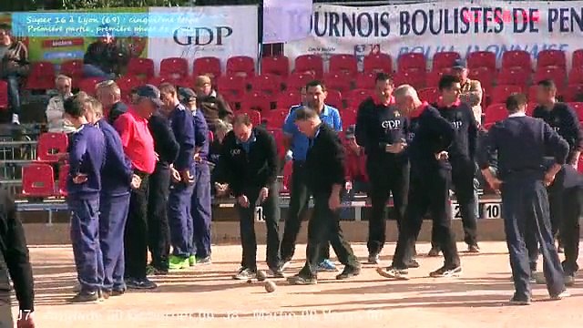 Première partie, première phase du Super 16, Sport Boules, Lyon 2015