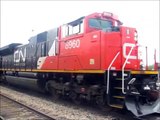 CN Freight Switching at Markham Yard, Homewood, Illinois, 22.05.11