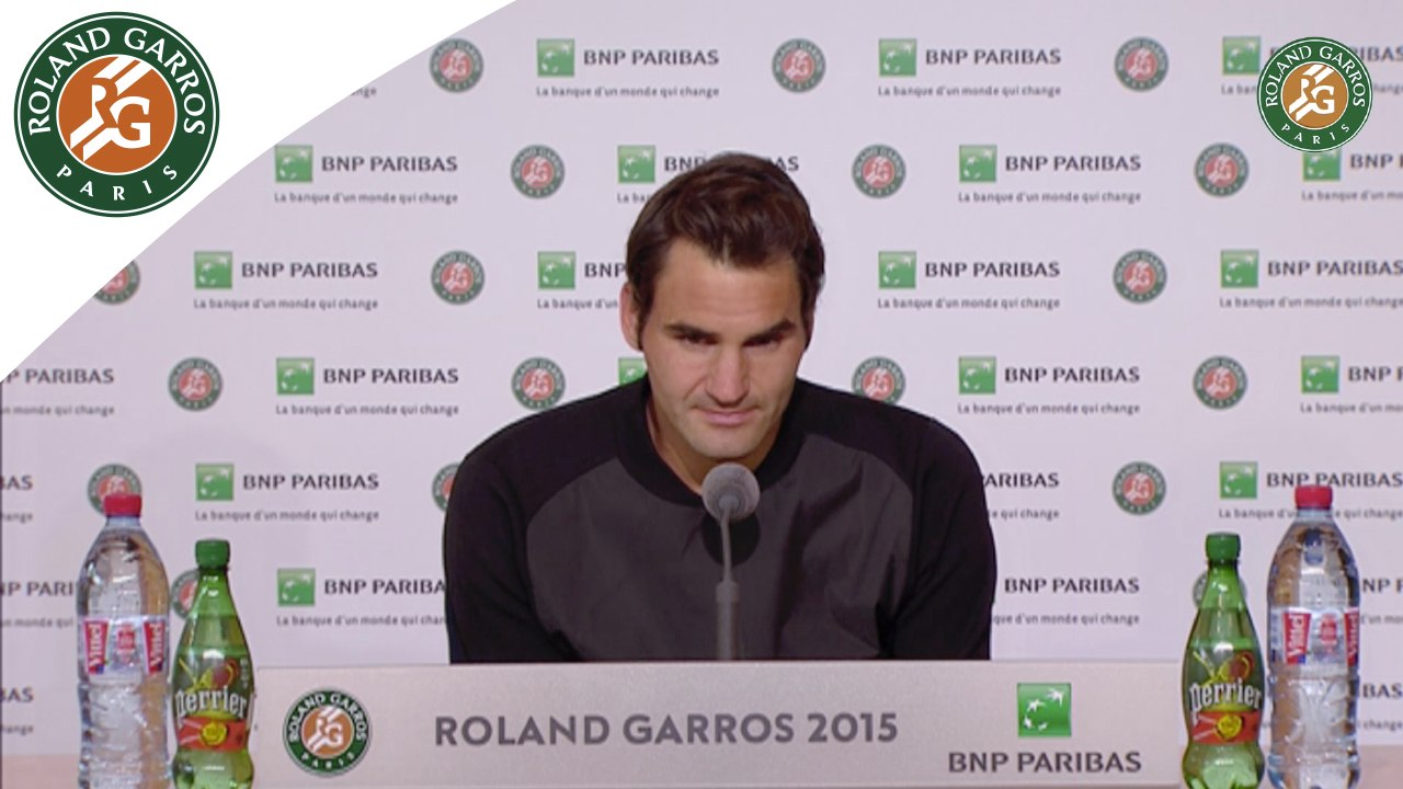 Conférence de presse Roger Federer Roland-Garros 2015 / 3e Tour