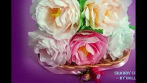 How To Make Tissue Paper Flowers : Shabby Chic Peonies