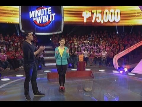 Sarah G wins P75K on 'Minute To Win It'
