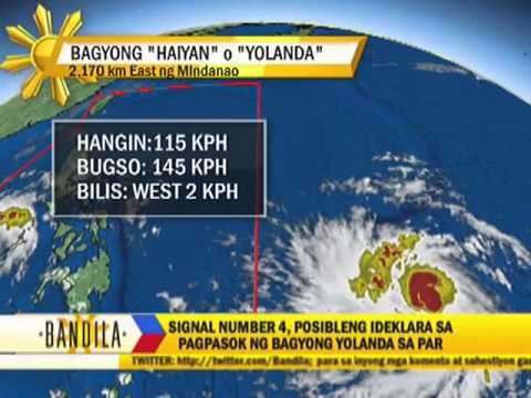 'Yolanda' expected to enter PAR on Thursday