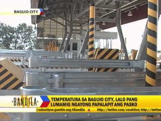 Baguio temperature drops to 12.8C