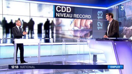 Record du nombre d'embauches en CDD en France