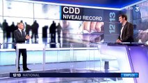 Record du nombre d'embauches en CDD en France