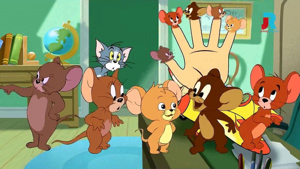 Tom And Jerry Finger Family Cartoon Nursery Rhymes For Children