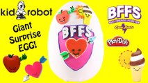 GIANT Kidrobot BFFs Play Doh Surprise Egg | HUGE BFF Blind Box Opening
