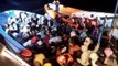 Italian navy rescues 233 migrants from Mediterranean boat
