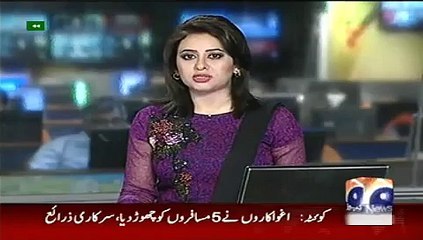 Geo News Headlines_ 30 May 2015 Two Buses Kidnapped Near Mastoong_ 12 Passenger