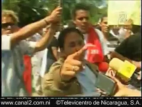 Sandinistas Atacan Embajada Estados Unidos Managua Nicaragua