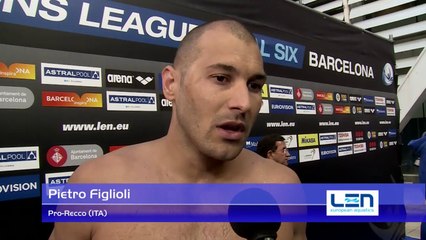 Pro-Recco vs CN Atletic-Barceloneta: 12-11 - Final Six, Barcelona 2015