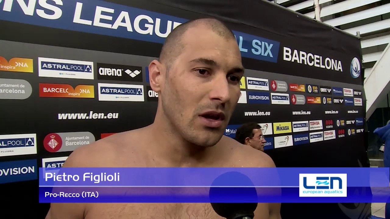 Pro-Recco vs CN Atletic-Barceloneta: 12-11 - Final Six, Barcelona 2015