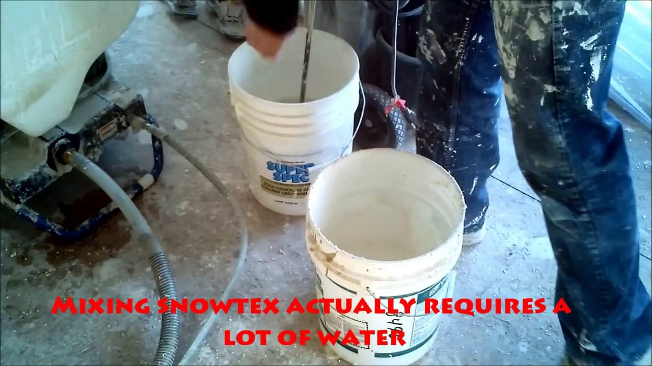 How To Apply Snowtex/Popcorn Ceilings