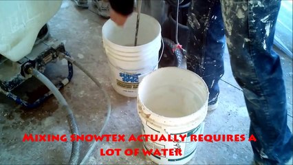 How To Apply Snowtex/Popcorn Ceilings