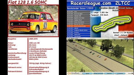 Racers league 2LTCC - Lauf 08 - Grand Sambuc