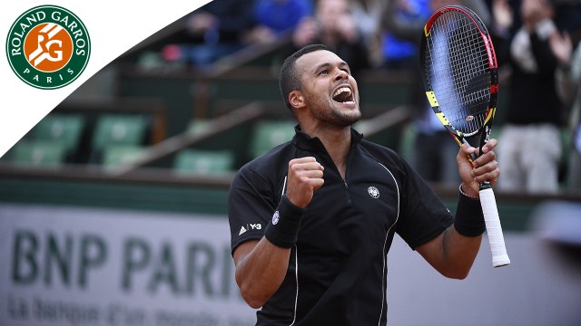Temps forts J.W. Tsonga - P. Andujar Roland-Garros 2015 / 3e tour