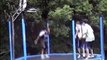 Basketball kid trampoline dunking... EPIC FAIL.