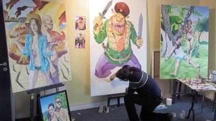 Kosta Kulundzic painting The Dragon