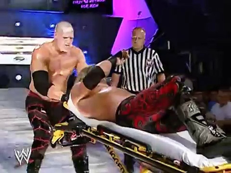 Edge (w/Lita) vs. Kane - Stretcher Match - Raw July 25, 2005