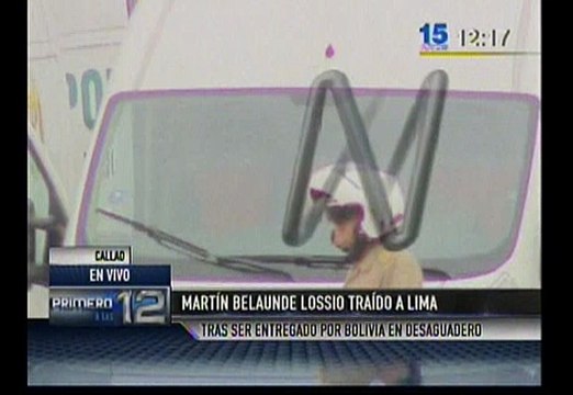 Martín Belaunde Lossio ya está en el penal Piedras Gordas I
