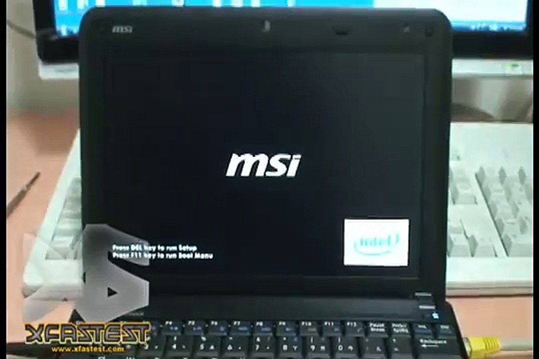 MSI U100 with SSD boot-up time test