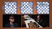 Le champion d'échecs Magnus Carlsen joue 3 parties en simultané à l'aveugle - Sohn Conference in NYC