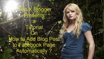 HOW TO: Auto Publish Blog Post to Your Facebook Page Automatically with RSS Graffiti 2.0