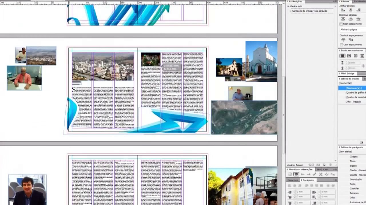 Revista On #7 - Diagramação da matéria de capa