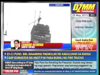 Crane breaks at condo site in Cubao