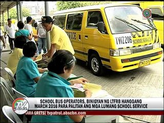 LTFRB: Lumang school service, pwede pang bumiyahe