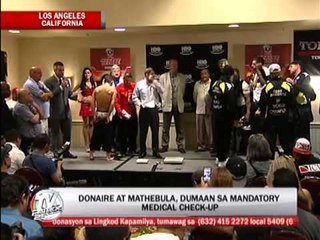 Newsbytes - TV Patrol - Donaire, Mathebula make weight