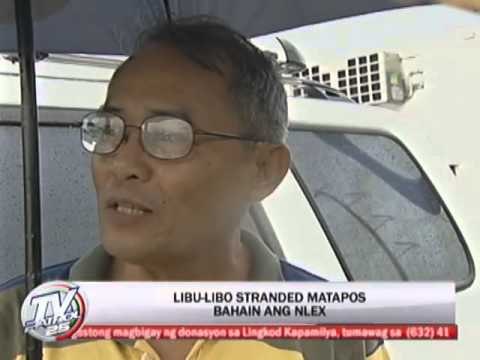 Newsbytes - TV Patrol - Flood leaves thousands stranded at NLEx