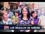 Nadine Heredia visita penal de Chorrillos