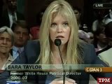 Sara Taylor testimony