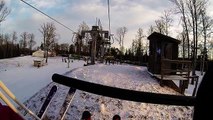 GoPro HD Skiing in Ozolkalns,Cēsis Latvija #HEADSKII #GoPro