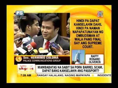 Punto por Punto: Mambabatas na sabit sa pork barrel scam, dapat bang kanselahin ang passport?