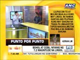 Punto por Punto: Bohol at Cebu, niyanig ng 7.2 magnitude na lindol