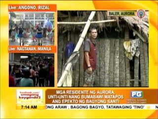 Aurora picks up pieces after typhoon 'Santi'