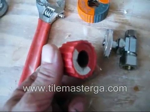 Shut off valve replacement - new compresion valve installation DIY It takes 5 min !