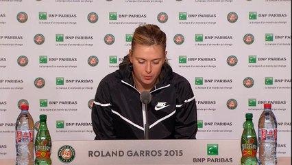 Roland Garros - Sharapova: "Estoy encantada"
