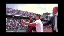 Fan jumps on court, attempts selfie with Federer vs Alejandro Falla Roland Garros