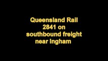 Queensland Rail 2800 class hauled freight : Australian trains and railroads