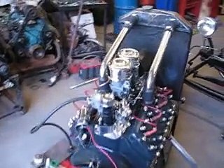 59AB Flathead V8 w/ full race Isky 88 cam, dual 94's