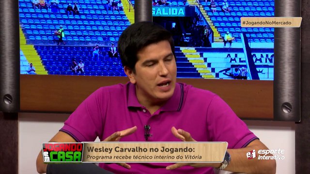 Técnico interino do VItória afirma: não tenho receio de ser efetivado