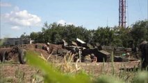 Украинские артилеристы бьют по позициям российских боевиков. Видео |Донецк,Луганск