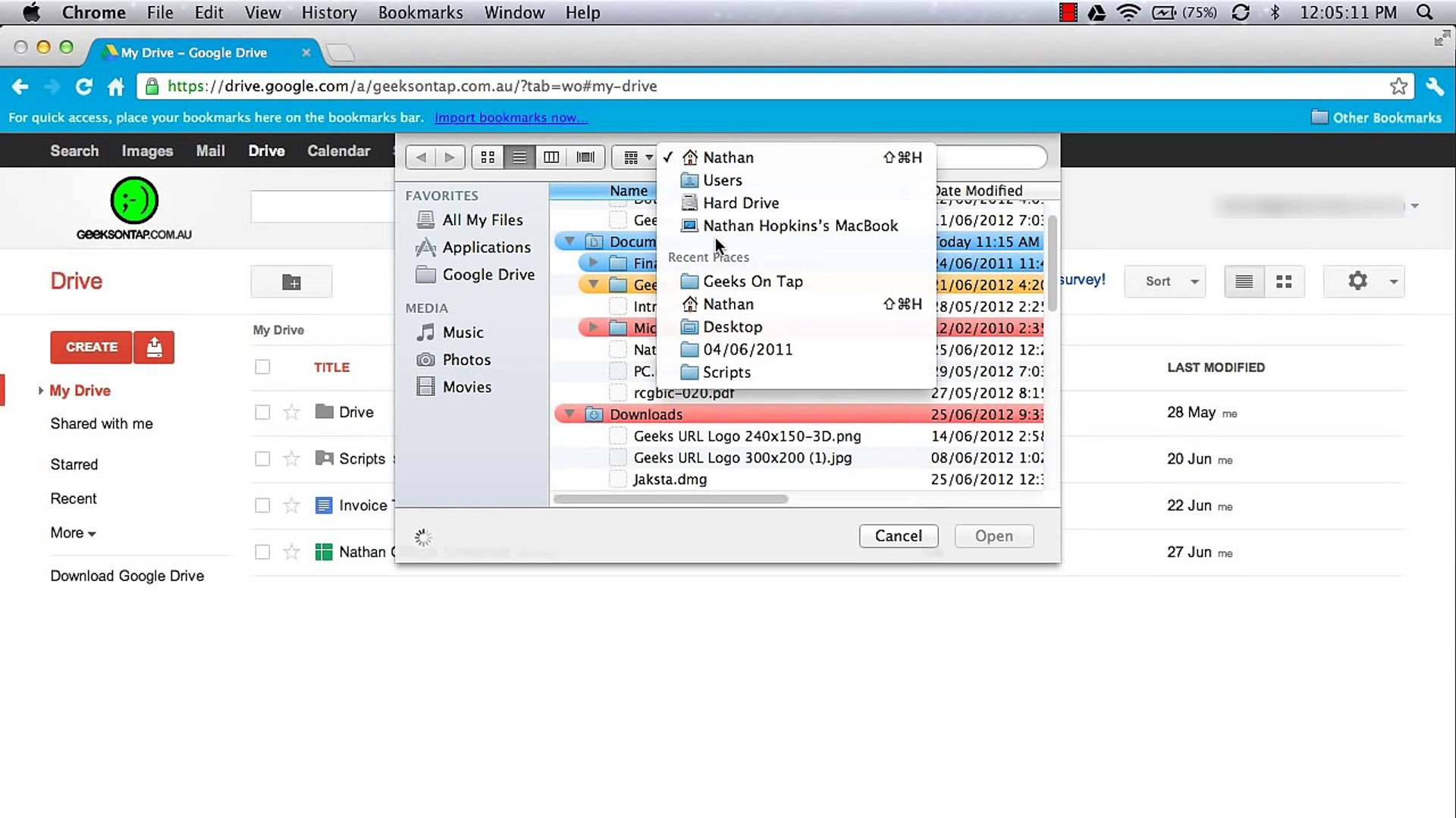 How to upload videos to Google Drive