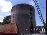 Bunker in Wilhelmshaven: Abriss Luftschutzturm Leffers im Jahre 1990 (Juni bis August) Teil 1