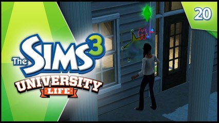 PARTY ON A SCHOOL NIGHT! - Sims 3 University Life - EP 20